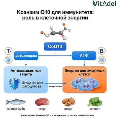 Koenzim Q10 kao dio vitaminskog kompleksa za imunitet